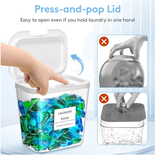 Laundry pods container - laundry,