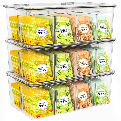 Tea bag organizer with - -,